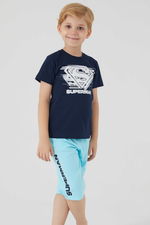 SuperMan - SuperMan L1562-3 Erkek Çocuk Lacivert Alt Üst Takım SuperMan - SuperMan L1562-3 Erkek Çocuk Lacivert Alt Üst Takım