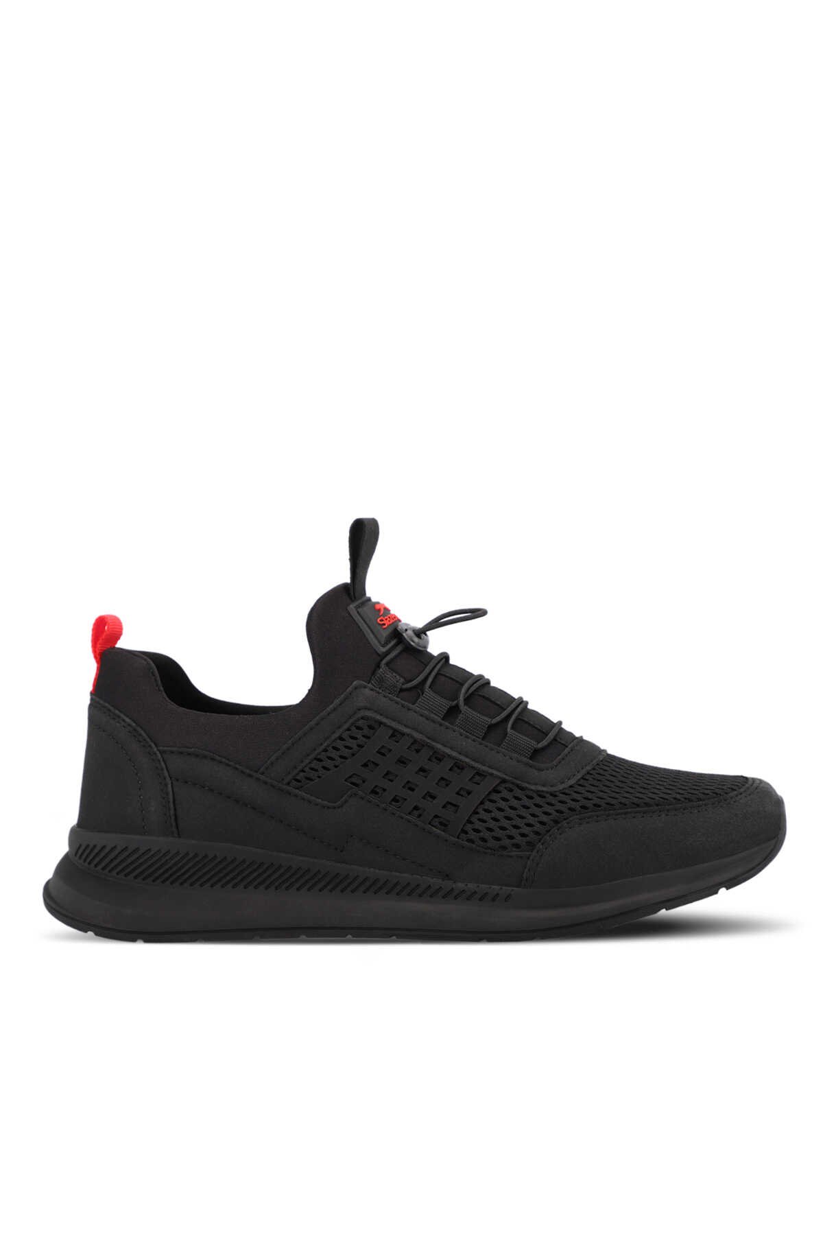 Slazenger - Slazenger TAROT Erkek Sneaker Ayakkabı Siyah / Kırmızı