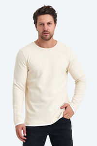 The crow - The Crow BRUCE WILLIS Erkek Ekru Sweatshirt