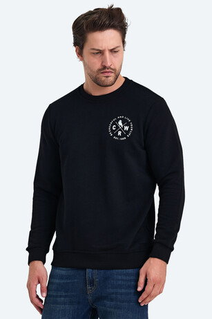 The Crow LIFE Erkek Siyah Sweatshırt