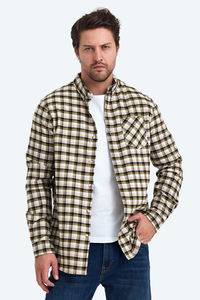 The crow - The Crow MANCHESTER Erkek Haki Gömlek