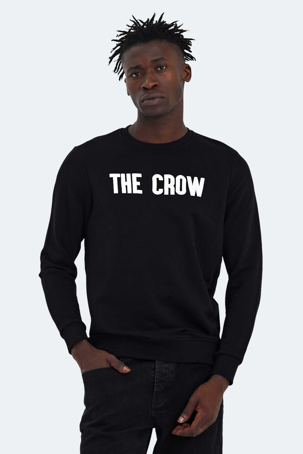 The crow - The Crow THE CROW Erkek Sweatshirt Siyah