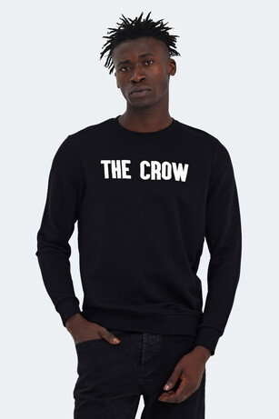 The Crow THE CROW Erkek Siyah Sweatshırt