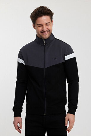 Twobull BERLİN Erkek Siyah Sweatshırt