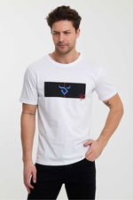 Twobull - Twobull DENVER Erkek Beyaz Tişört Twobull - Twobull DENVER Erkek Beyaz Tişört