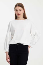 Twobull - Twobull NAIROBI Kadın Taş Sweatshırt Twobull - Twobull NAIROBI Kadın Taş Sweatshırt