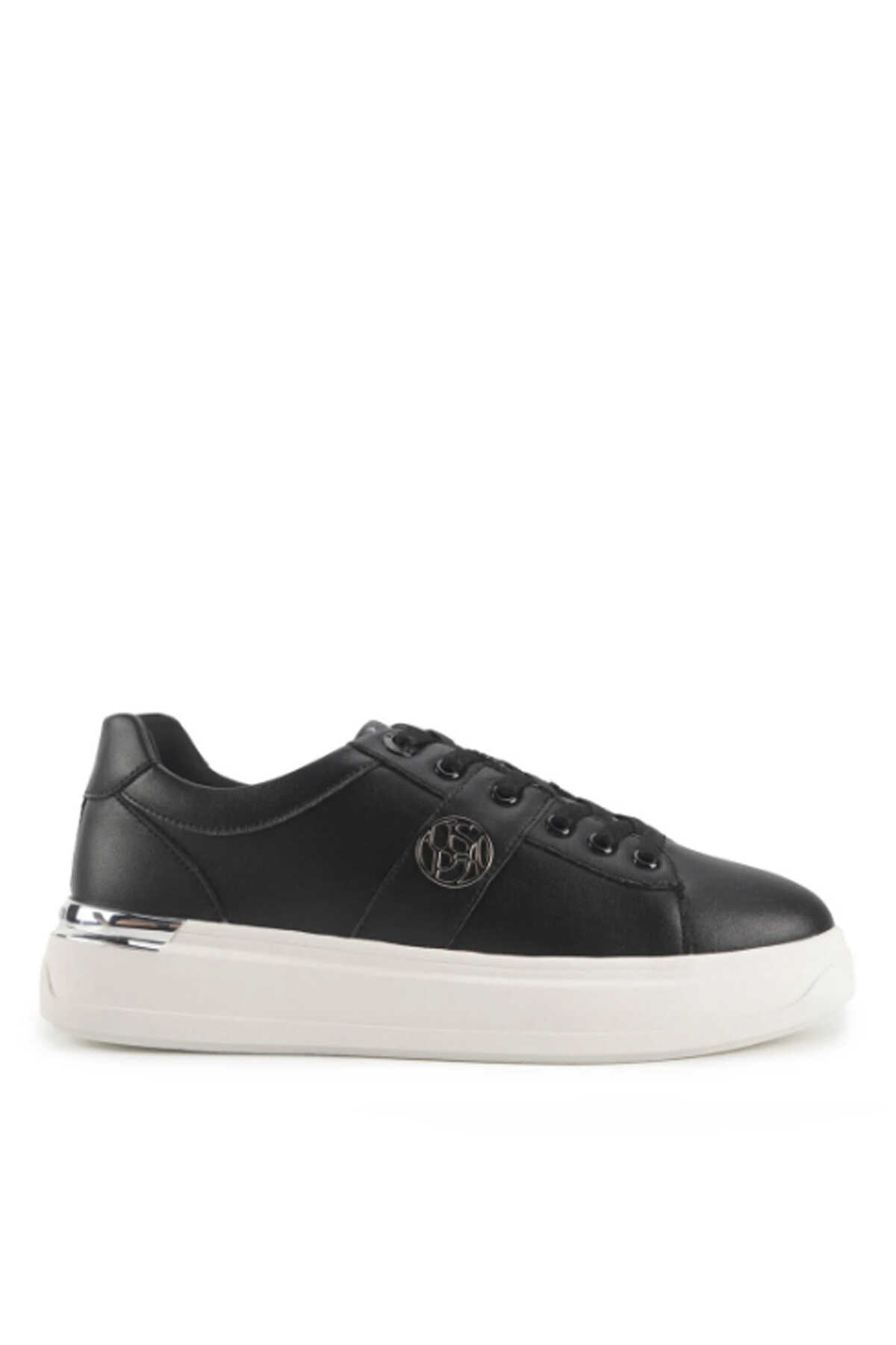 U.S. Polo Assn. - U.S. Polo Assn. 4F ALSO 4PR Kadın Siyah Sneaker