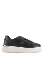 U.S. Polo Assn. - U.S. Polo Assn. 4F ALSO 4PR Kadın Siyah Sneaker U.S. Polo Assn. - U.S. Polo Assn. 4F ALSO 4PR Kadın Siyah Sneaker