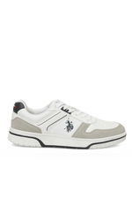 U.S. Polo Assn. - U.S. Polo Assn. 4F VICENTE 4PR Erkek Beyaz Sneaker