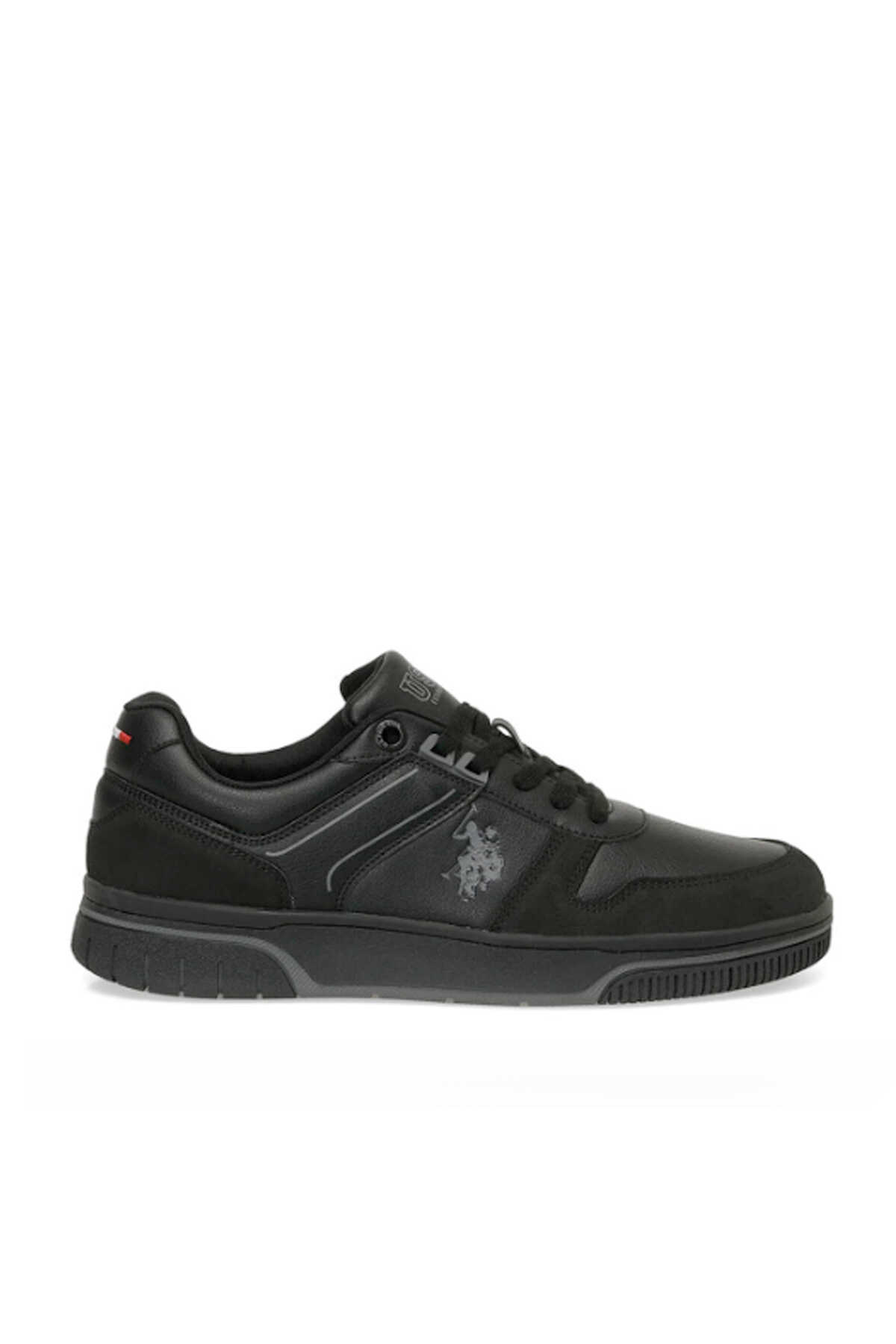 U.S. Polo Assn. - U.S. Polo Assn. 4F VICENTE 4PR Erkek Sneaker Ayakkabı Siyah