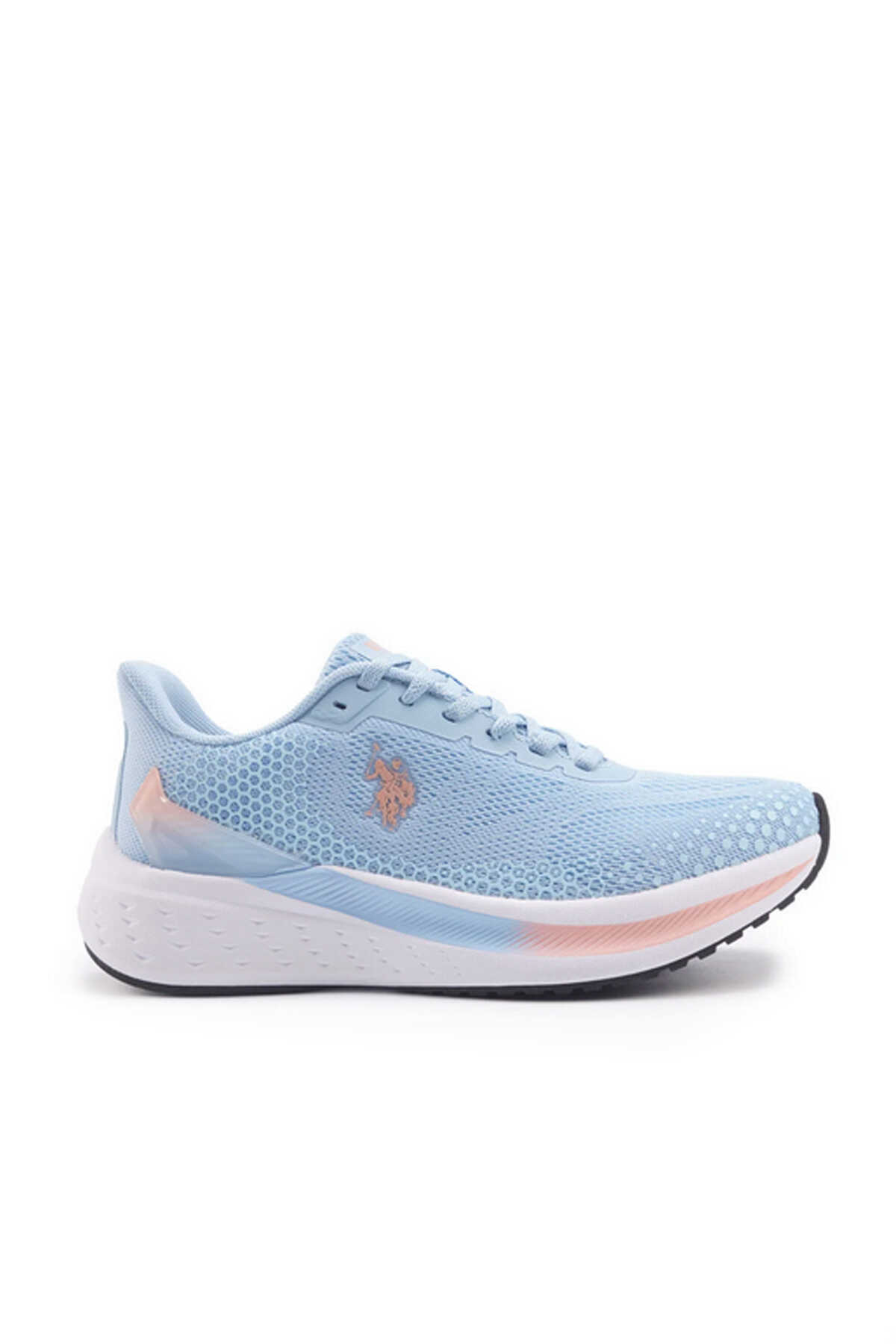 U.S. Polo Assn. - U.S. Polo Assn. 4M BLAKE WMN 4FX Kadın Mavi Sneaker