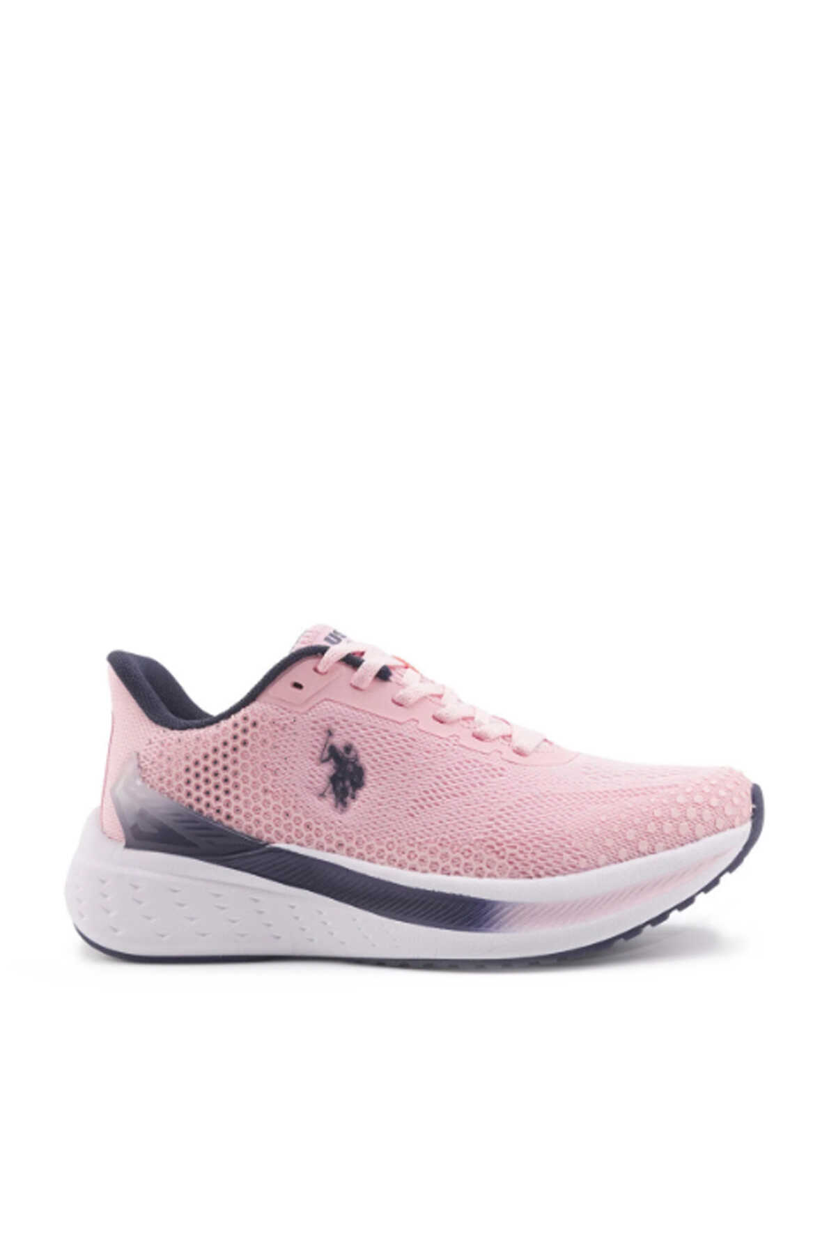 U.S. Polo Assn. - U.S. Polo Assn. 4M BLAKE WMN 4FX Kadın Pudra Sneaker