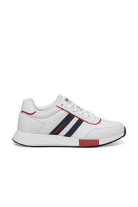 U.S. Polo Assn. - U.S. Polo Assn. 4M DRAGO 4FX Erkek Beyaz Sneaker