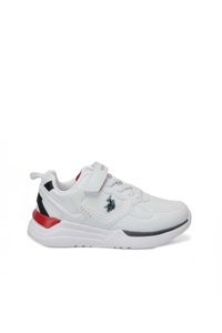 U.S. Polo Assn. - U.S. Polo Assn. 4M INTER JR 4FX Unisex Çocuk Beyaz Sneaker
