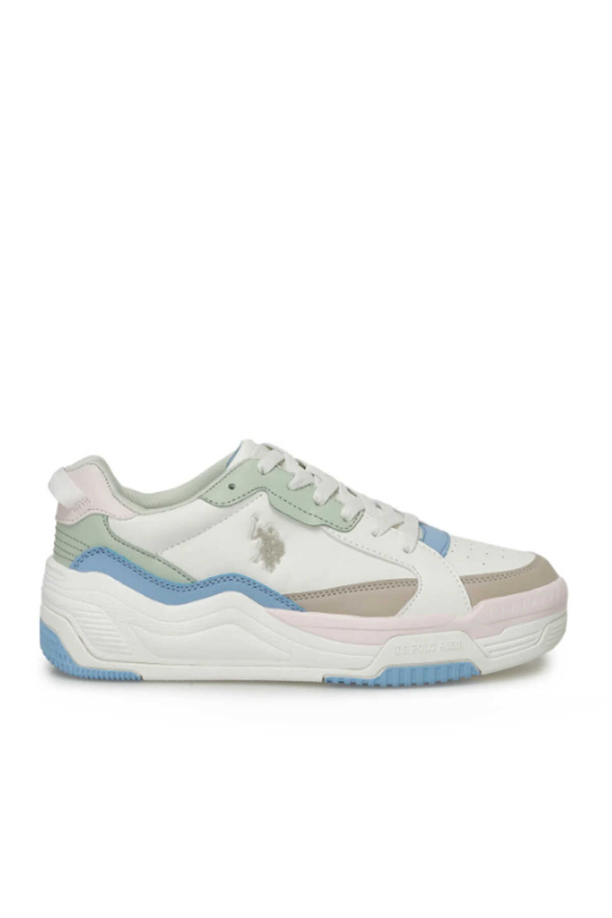 U.S. Polo Assn. - U.S. Polo Assn. 4M JUDY WMN 4FX Kadın Bej Sneaker