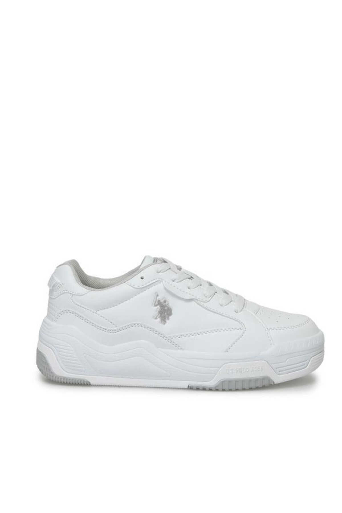 U.S. Polo Assn. - U.S. Polo Assn. 4M JUDY WMN 4FX Kadın Beyaz Sneaker