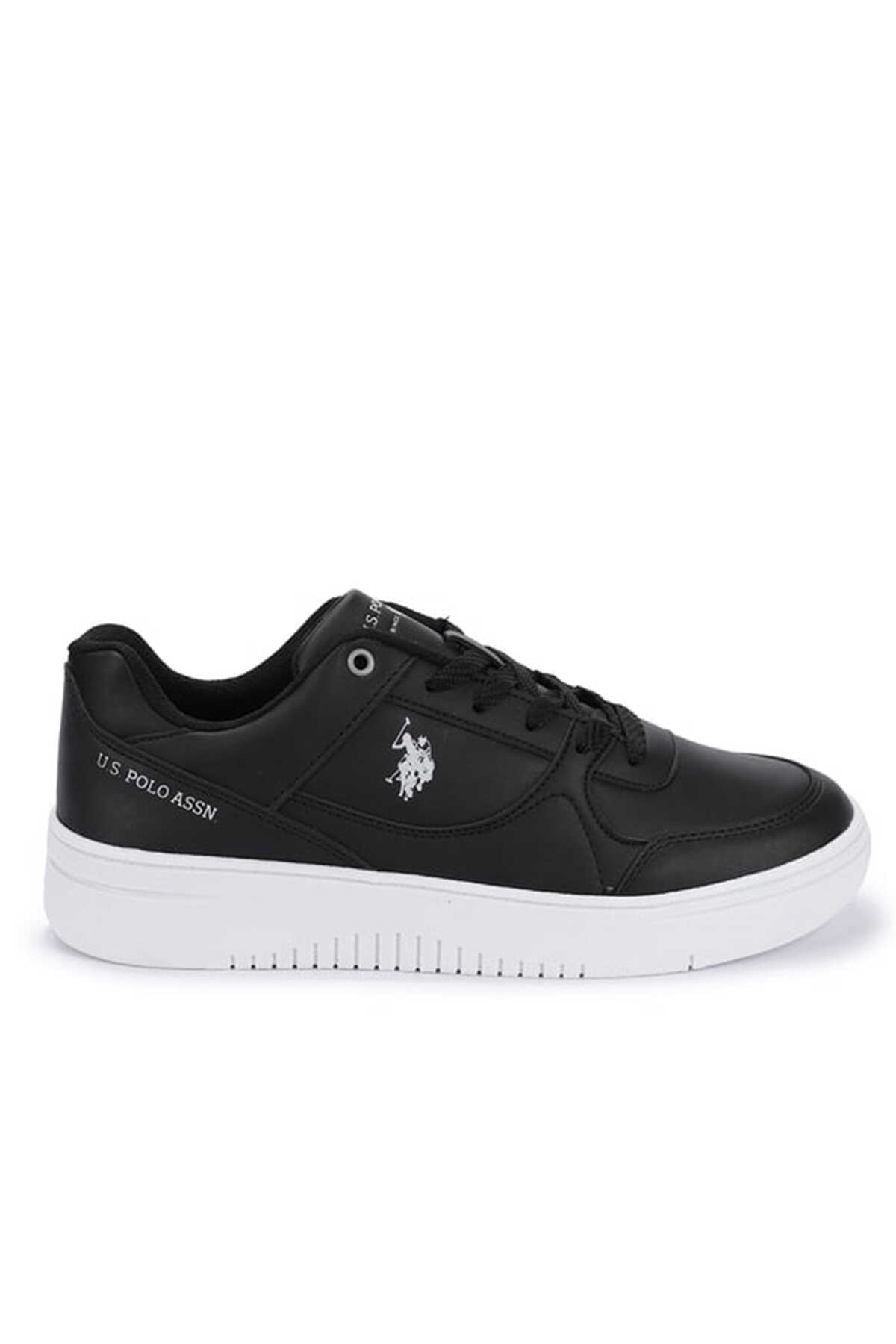 U.S. Polo Assn. - U.S. Polo Assn. 4M LEE WMN 4FX Kadın Siyah Sneaker