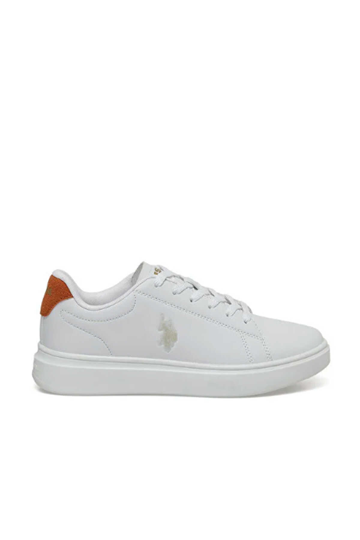 U.S. Polo Assn. - U.S. Polo Assn. 4M LINDA 4FX Kadın Beyaz Sneaker