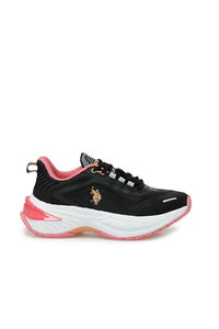 U.S. Polo Assn. - U.S. Polo Assn. 4M TRINITY WMN 4FX Kadın Siyah Sneaker