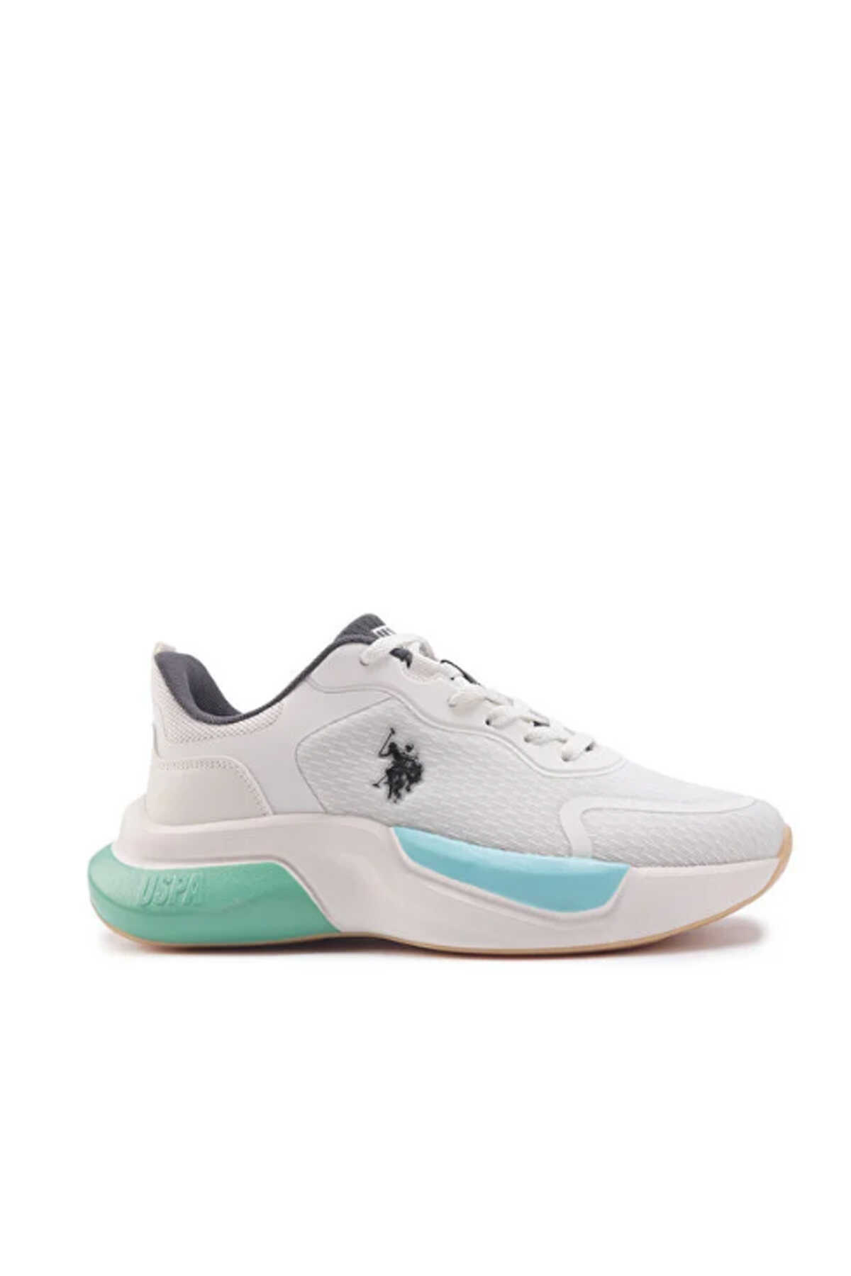 U.S. Polo Assn. - U.S. Polo Assn. 4M WILLY WMN 4FX Kadın Bej Sneaker