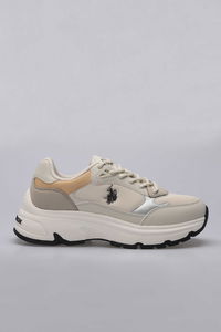 U.S. Polo Assn. - U.S. Polo Assn. 4S VIAVAI 4PR Kadın Bej Sneaker U.S. Polo Assn. - U.S. Polo Assn. 4S VIAVAI 4PR Kadın Bej Sneaker