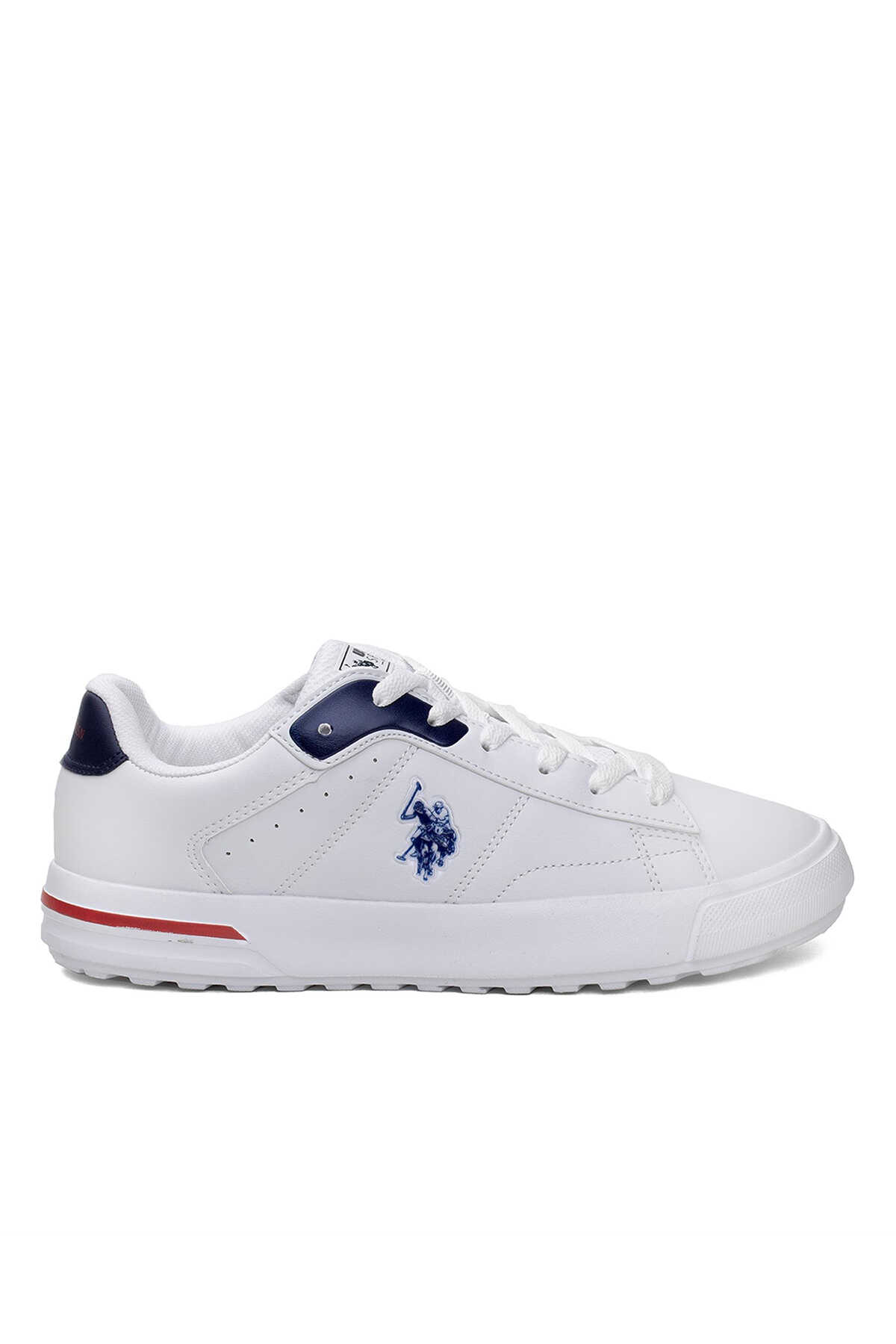 U.S. Polo Assn. - U.S. Polo Assn. 4W MANGO 4PR Erkek Sneaker Ayakkabı Beyaz