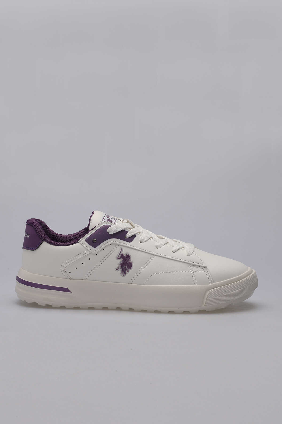 U.S. Polo Assn. - U.S. Polo Assn. 4W MANGO WMN 4PR Kadın Kırık Beyaz Sneaker