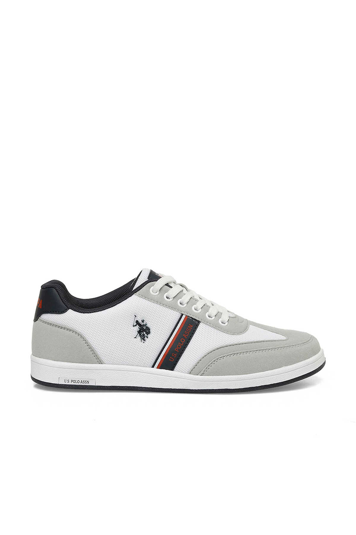 U.S. Polo Assn. - U.S. Polo Assn. 5M KARES 5FX Erkek Beyaz Günlük Spor Ayakkabısı