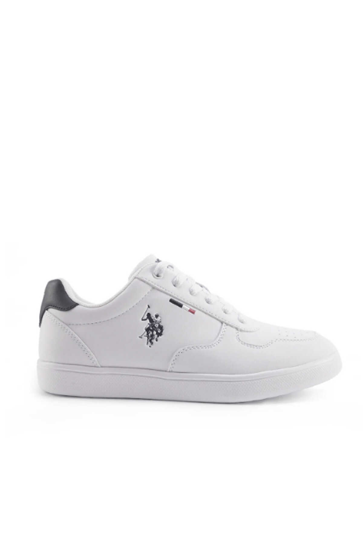 U.S. Polo Assn. - U.S. Polo Assn. 5M THUNDER 5FX Erkek Beyaz Günlük Spor Ayakkabısı