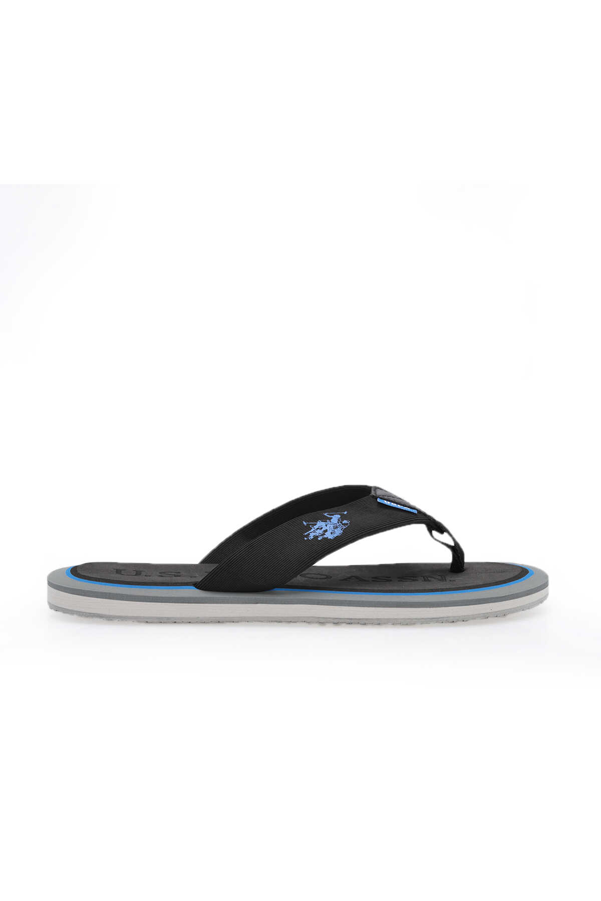 U.S. Polo Assn. - U.S. Polo Assn. 5M VITUS 5FX Erkek Terlik Siyah