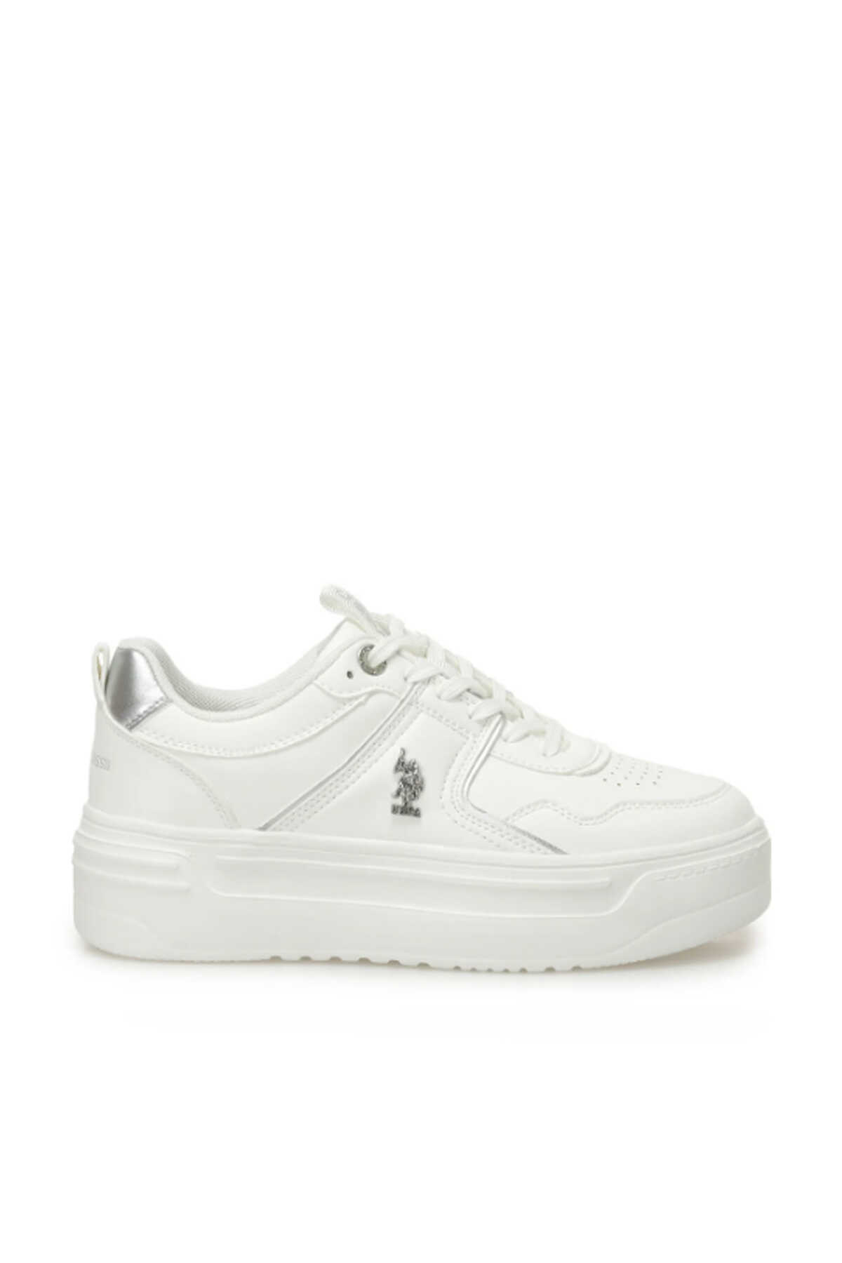 U.S. Polo Assn. - U.S. Polo Assn. 5P CLARKE 5FX Kadın Beyaz Sneaker