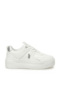 U.S. Polo Assn. - U.S. Polo Assn. 5P CLARKE 5FX Kadın Beyaz Sneaker U.S. Polo Assn. - U.S. Polo Assn. 5P CLARKE 5FX Kadın Beyaz Sneaker