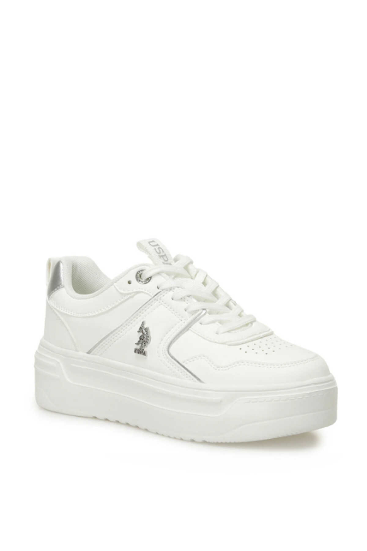 U.S. Polo Assn. 5P CLARKE 5FX Kadın Beyaz Sneaker U.S. Polo Assn. 5P CLARKE 5FX Kadın Beyaz Sneaker