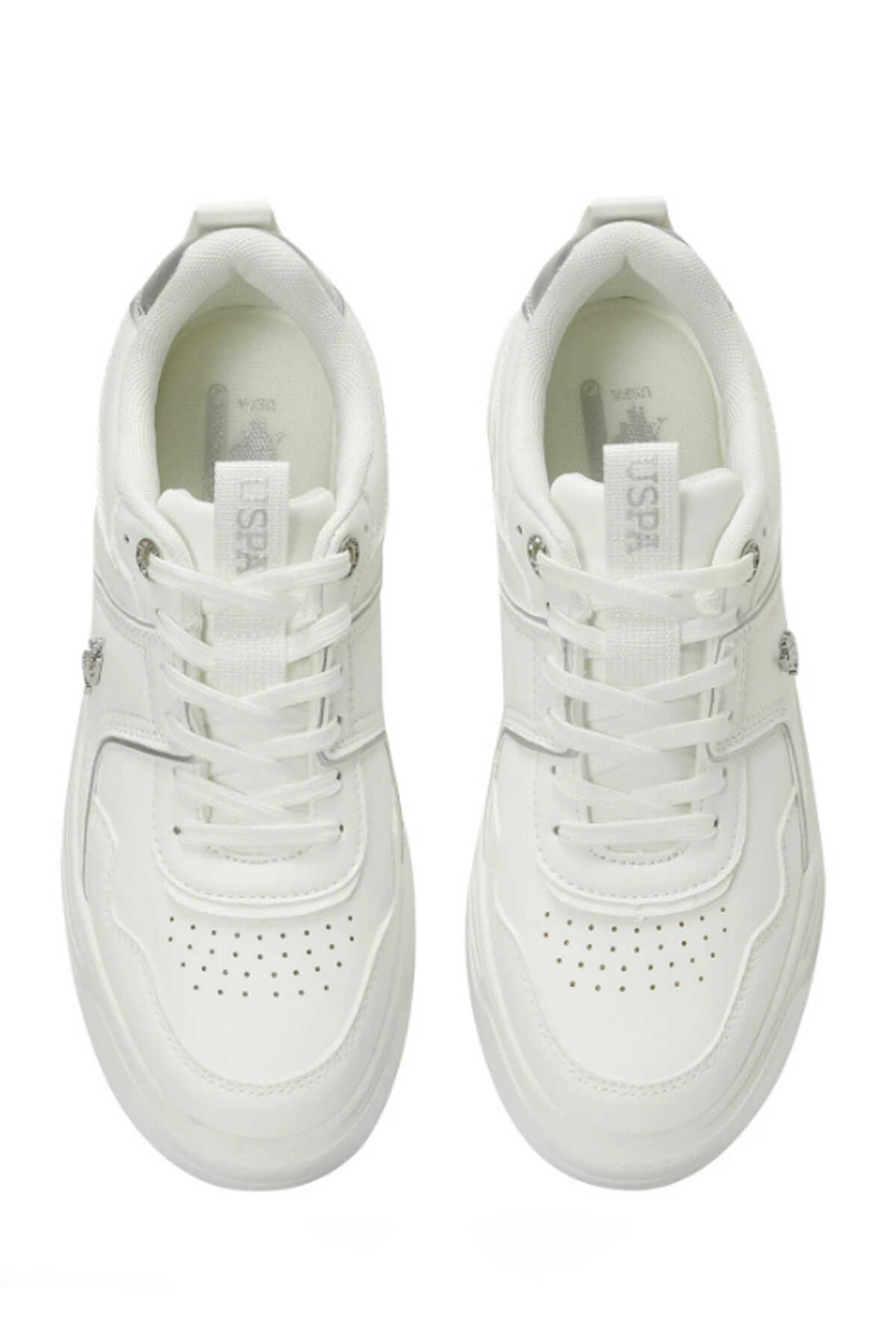 U.S. Polo Assn. 5P CLARKE 5FX Kadın Beyaz Sneaker U.S. Polo Assn. 5P CLARKE 5FX Kadın Beyaz Sneaker