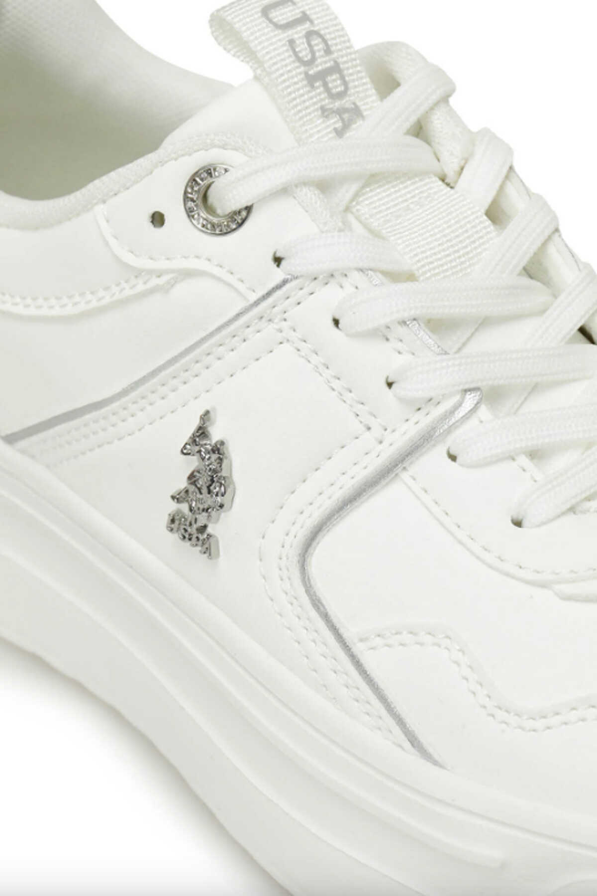 U.S. Polo Assn. 5P CLARKE 5FX Kadın Beyaz Sneaker U.S. Polo Assn. 5P CLARKE 5FX Kadın Beyaz Sneaker