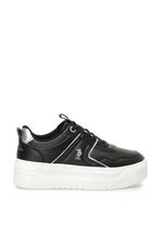 U.S. Polo Assn. - U.S. Polo Assn. 5P CLARKE 5FX Kadın Siyah Sneaker