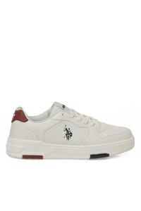 U.S. Polo Assn. - U.S. Polo Assn. 6M ANDY 6FX Erkek Beyaz Koşu & Yürüyüş Spor Ayakkabısı