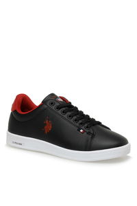 U.S. Polo Assn. - U.S. Polo Assn. FRANCO GSN 3FX Kadın Siyah Sneaker
