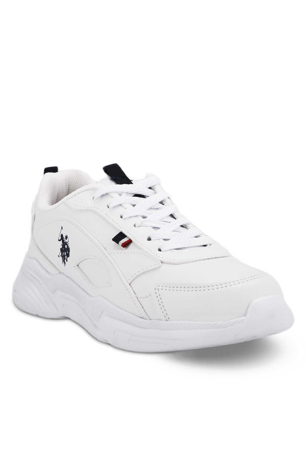U.S. Polo Assn. - U.S. Polo Assn. LEMON 3PR Sneaker Kadın Ayakkabı Beyaz