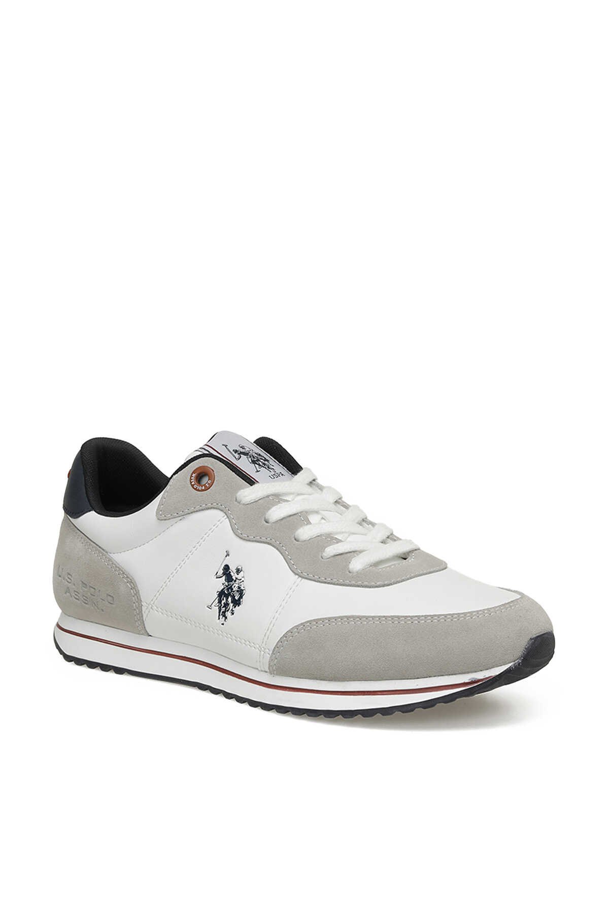 U.S. Polo Assn. - U.S. Polo Assn. PABLO 3PR Sneaker Erkek Ayakkabı Beyaz