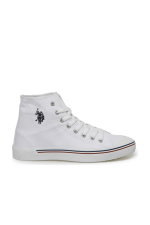 U.S. Polo Assn. - U.S. Polo Assn. PENELOPE HIGH 3FX Kadın Beyaz Sneaker