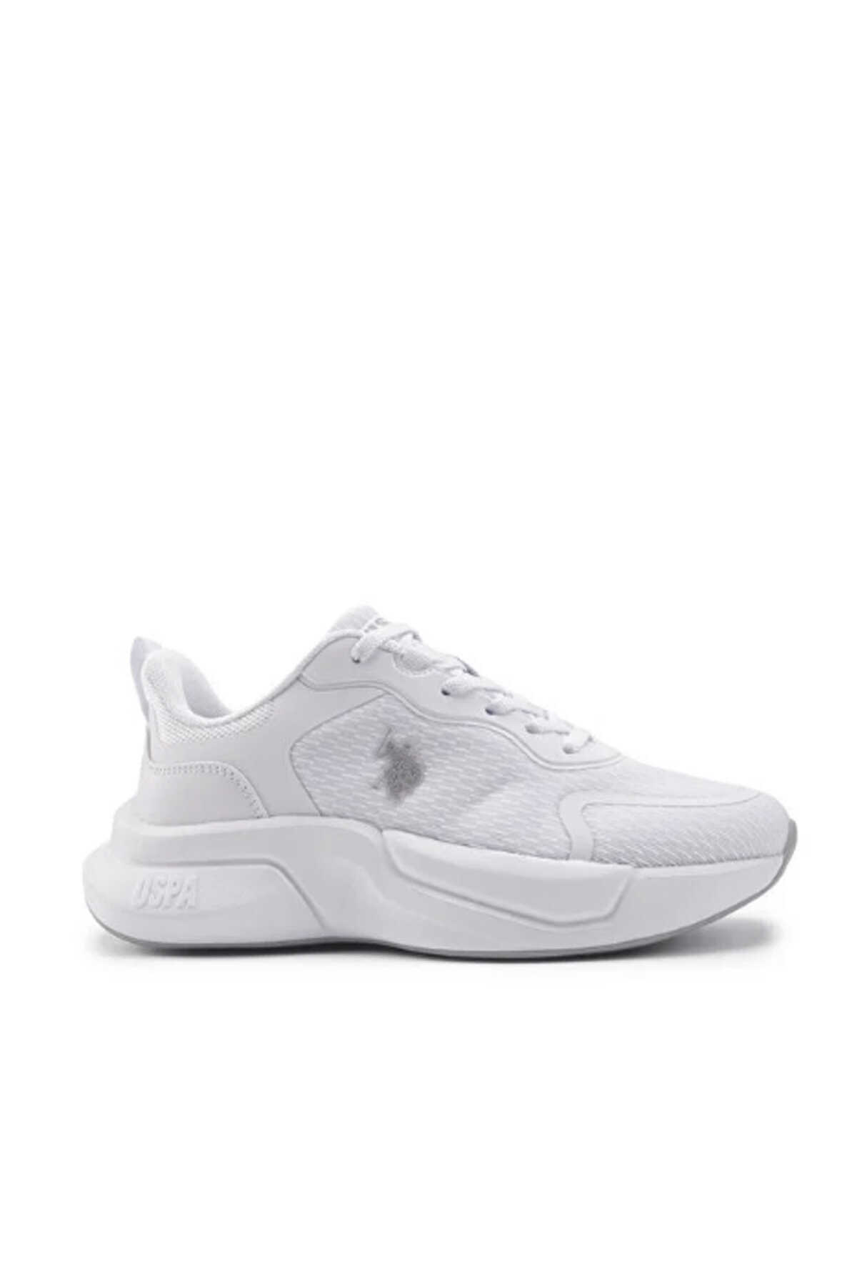 U.S. Polo Assn. - U.S. Polo Assn. WILLY WMN 4FX Kadın Beyaz Sneaker