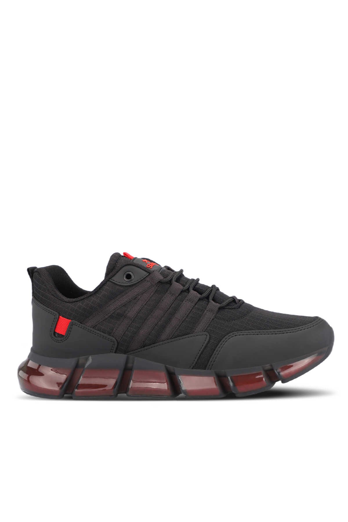 Slazenger - Slazenger ZEPH Erkek Sneaker Ayakkabı Siyah / Kırmızı
